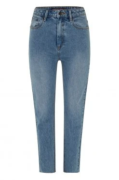 W22A Classic Mum Jeans In Blue Denim 26 W22A Classic Mum Jeans In Blue Denim