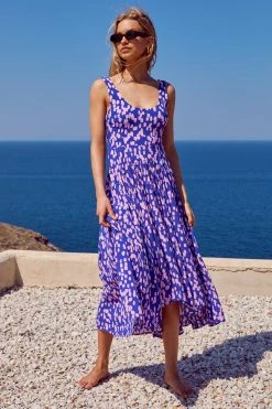 MISTER ZIMI Sales 94 S21A Annabelle Dress In Azure Sale