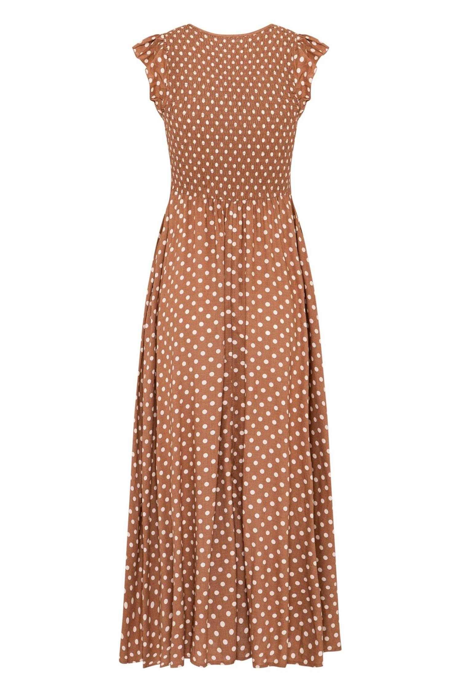 S21A Della Dress In Cinnamon Spot 9 S21A Della Dress In Cinnamon Spot