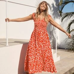 S21A Sale Della Dress In Sangria