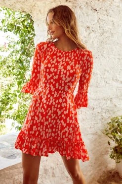 S21A Sale Ellie Dress In Sangria