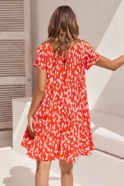 S21A Eloise Dress In Sangria
