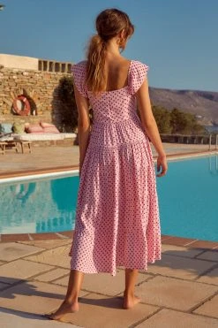 S21A Gabrielle Dress In Lychee Sale