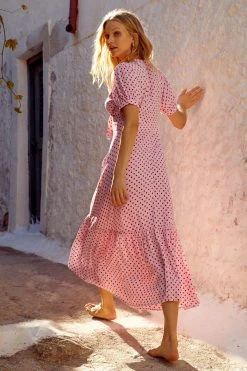 S21A Sale Hazel Dress In Lychee