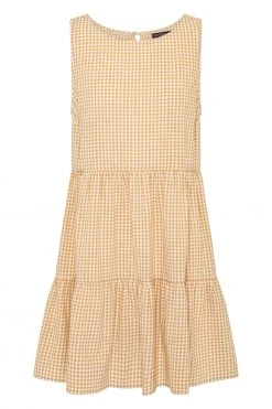 S21A Sale Olivia Dress In Sesame Gingham