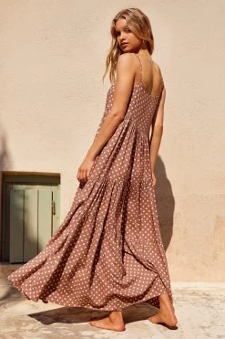 S21A Willow Dress In Cinnamon Spot
