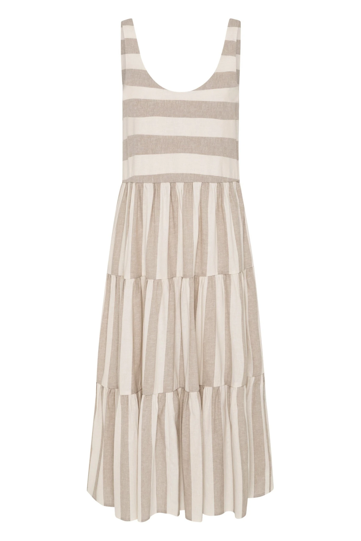 S21B Winifred Midi Dress In Sailor Stripe