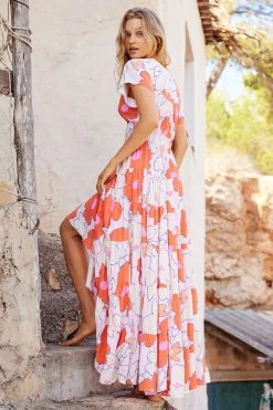 S21B Belle Maxi Dress In Pink Camellia