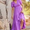 S21B Cecile Summer Maxi Dress In Iris Sale