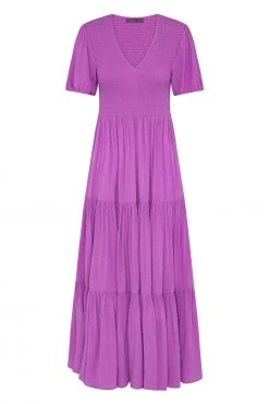 S21B Cecile Summer Maxi Dress In Iris Sale