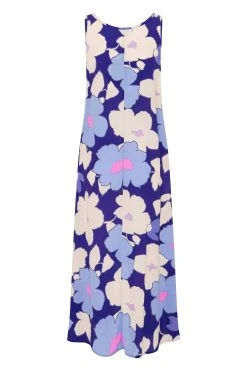 S21B Lillian Dress In Blue Camellia