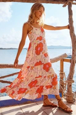 S21B Maisie Dress In Pink Camellia Sale