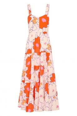 S21B Maisie Dress In Pink Camellia Sale