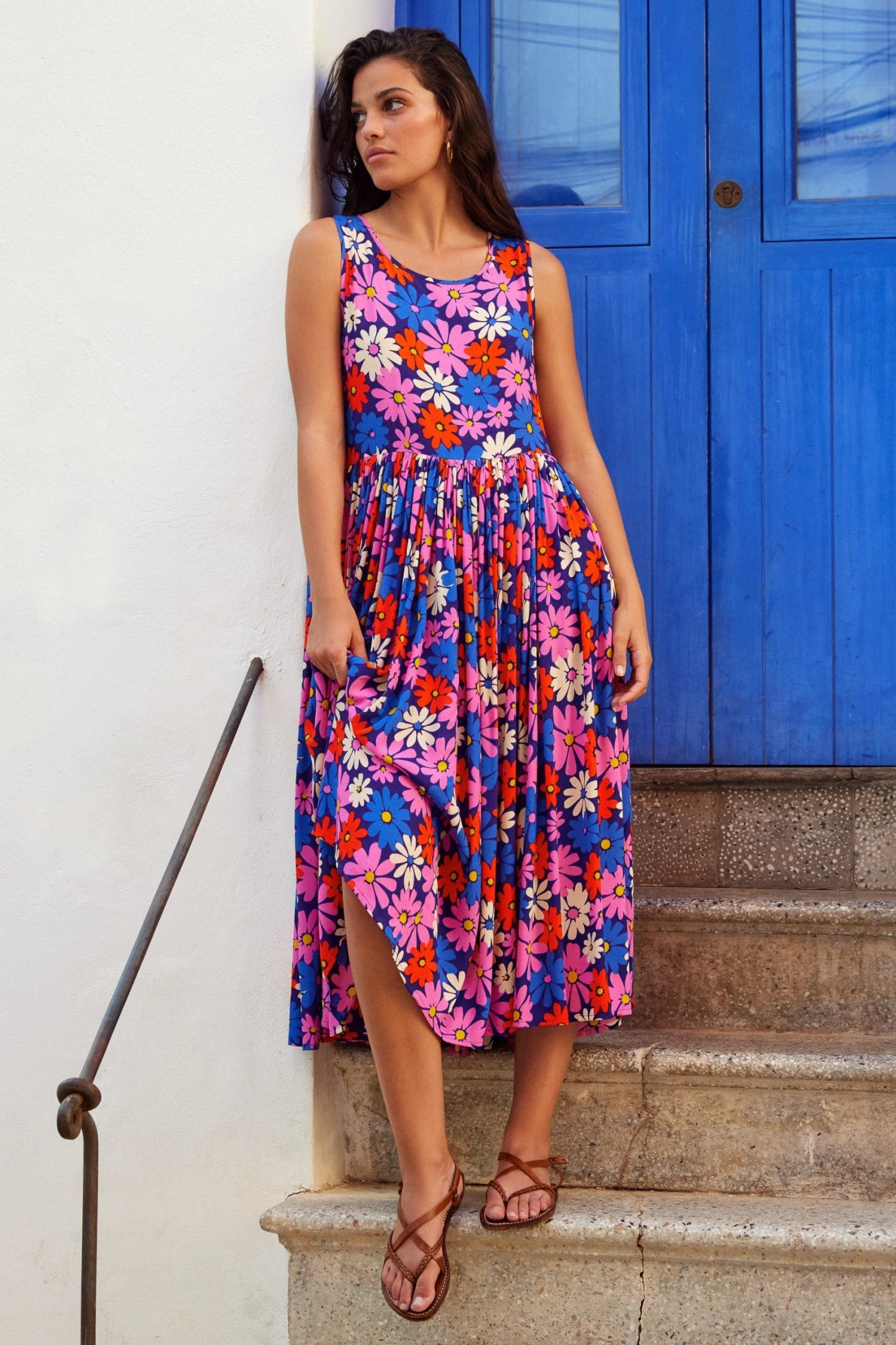 S21B Sale Zoe Dress In Azalea 6 S21B Sale Zoe Dress In Azalea