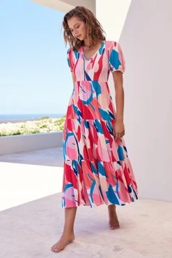 S21C Cecile Summer Maxi Dress In Tulum Sale