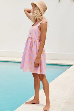 S21C Edie Dress In Cube Sale