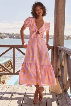 MISTER ZIMI Sales 25 S21C Sale Hazel Dress In Cube