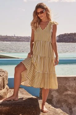 MISTER ZIMI Sales 39 S21C Sale Heidi Midi Dress In San Pedro