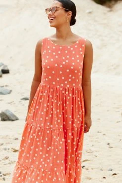 S21C Olivia Midi Tie Dress In Koh Phi Phi Sale