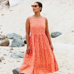 S21C Olivia Midi Tie Dress In Koh Phi Phi Sale