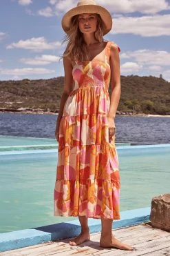 S21C Savannah Tie Dress In Tahiti