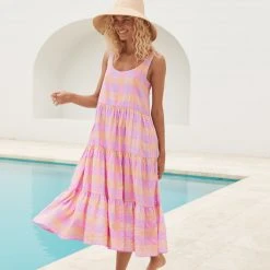 S21C Winifred Midi Dress In Cube Sale