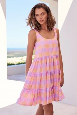 MISTER ZIMI Sales 104 S21C Winifred Tall Dress In Cube