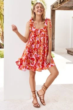 S21G Eliza Mini Dress In Caribbean
