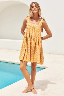 S21G Eliza Mini Dress In Oia