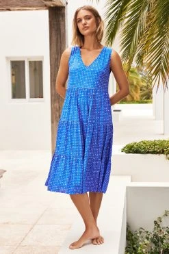 S21G Juniper Midi Dress In Maldives
