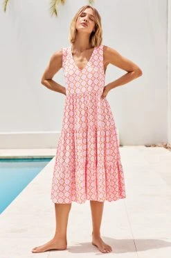 S21G Juniper Midi Dress In Santa Clara Sale