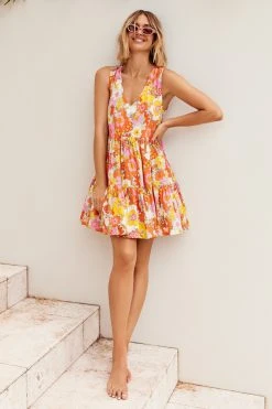 S21G Juniper Mini Dress In Havana