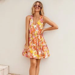 S21G Juniper Mini Dress In Havana