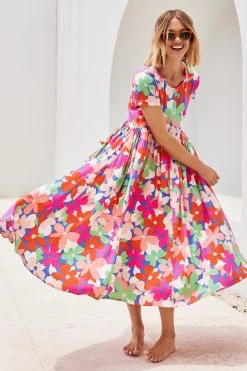 S21G Spring Zoe Dress In Florida Sale