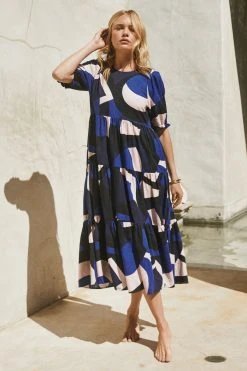 W22A Lottie Dress In Agave Dresses