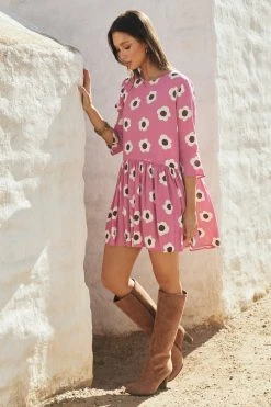 W22A Autumn Elsa Dress In Zinnia