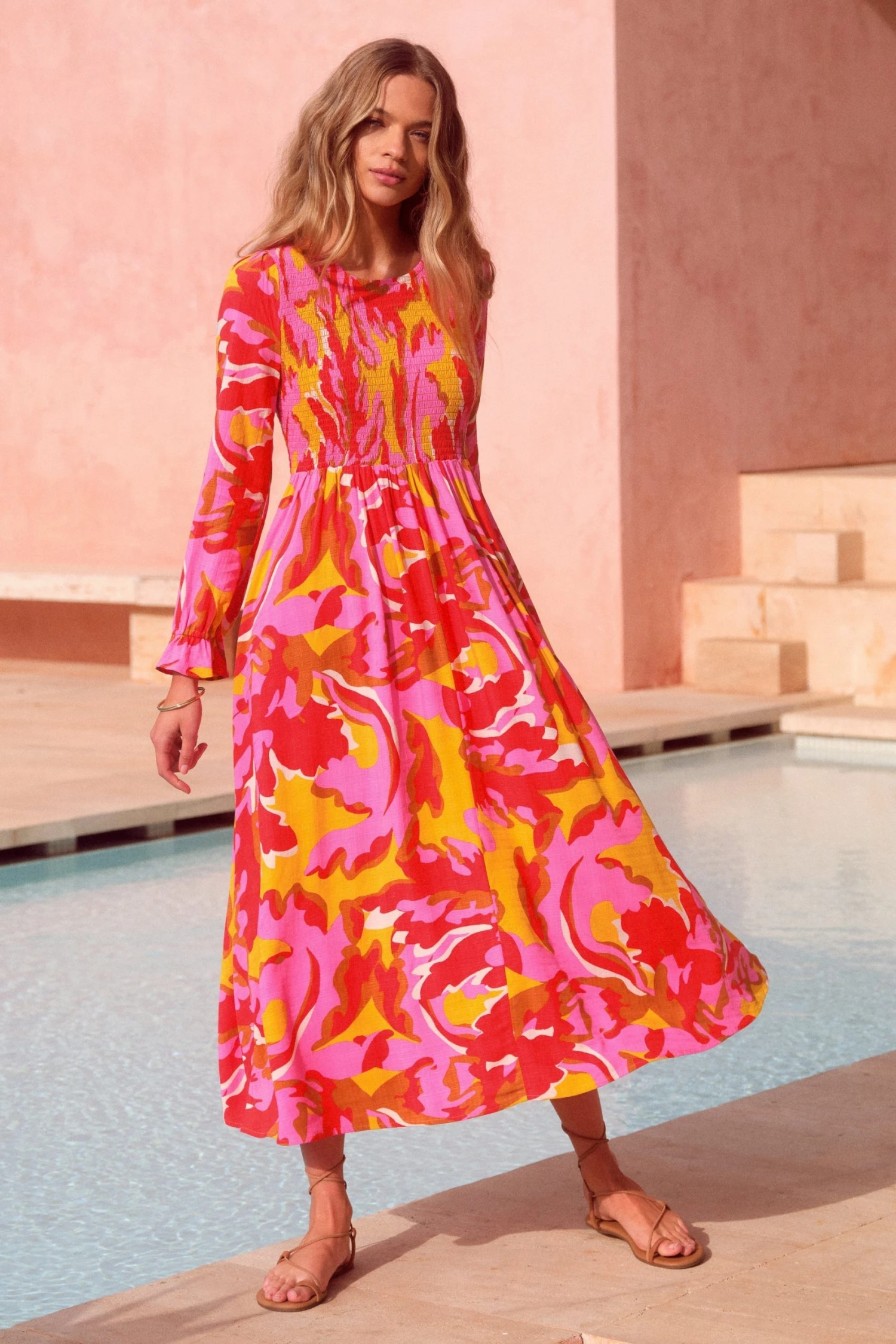 W22A Dahlia Dress In Saffron 3 W22A Dahlia Dress In Saffron