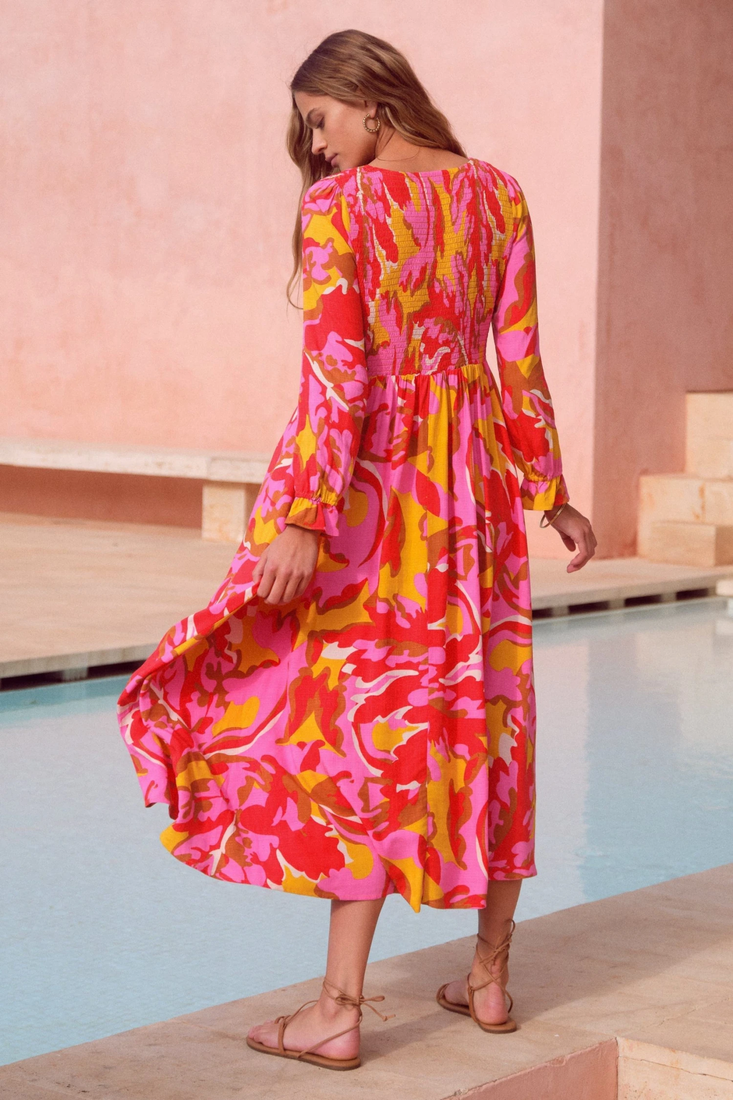 W22A Dahlia Dress In Saffron 5 W22A Dahlia Dress In Saffron