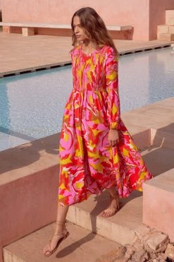 W22A Dahlia Dress In Saffron 12 W22A Dahlia Dress In Saffron