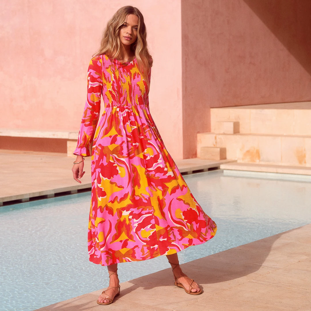 W22A Dahlia Dress In Saffron 9 W22A Dahlia Dress In Saffron