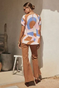 W22A Daisy Top In Jacaranda Tops 12 W22A Daisy Top In Jacaranda Tops