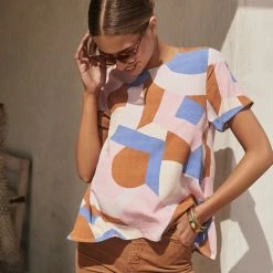 W22A Daisy Top In Jacaranda Tops 15 W22A Daisy Top In Jacaranda Tops