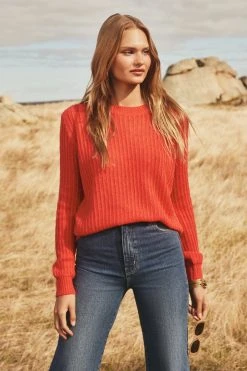 W22A Drew Cropped Flares In Dark Denim