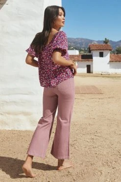 W22A Tops Elodie Top In River Birch 4 W22A Tops Elodie Top In River Birch