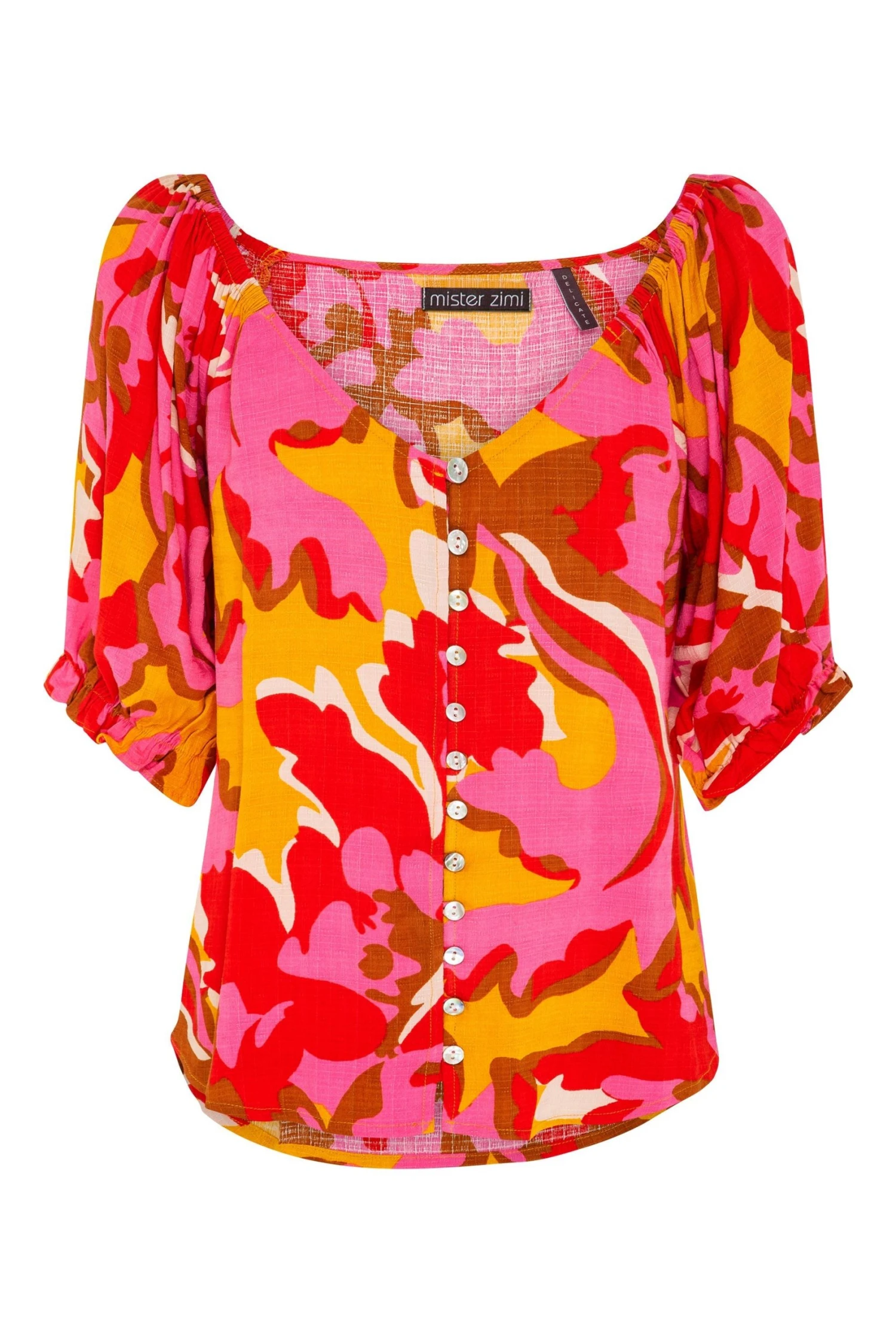 W22A Elodie Top In Saffron Tops 8 W22A Elodie Top In Saffron Tops