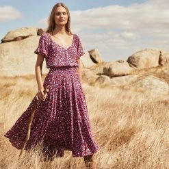 W22A Skirts Elyse Skirt In River Birch