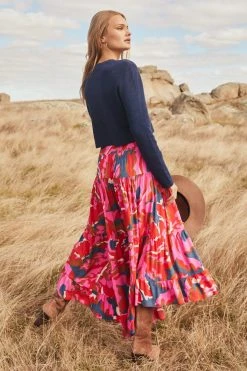 W22A Elyse Skirt In Sugar Maple Skirts