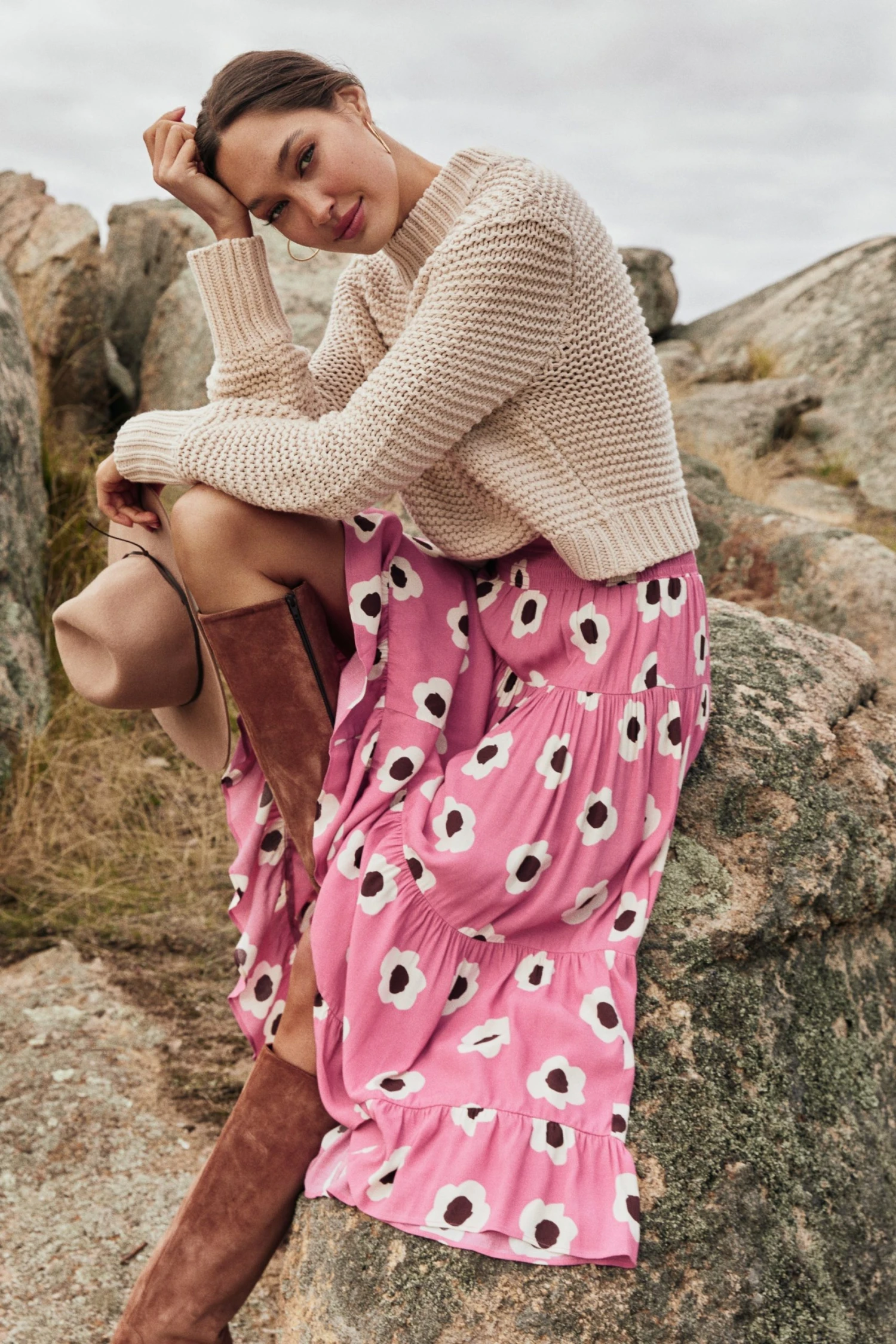 W22A Skirts Elyse Skirt In Zinnia 5 W22A Skirts Elyse Skirt In Zinnia