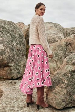 W22A Skirts Elyse Skirt In Zinnia 14 W22A Skirts Elyse Skirt In Zinnia