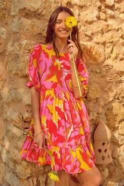 W22A Dresses Lottie Mini Dress In Saffron